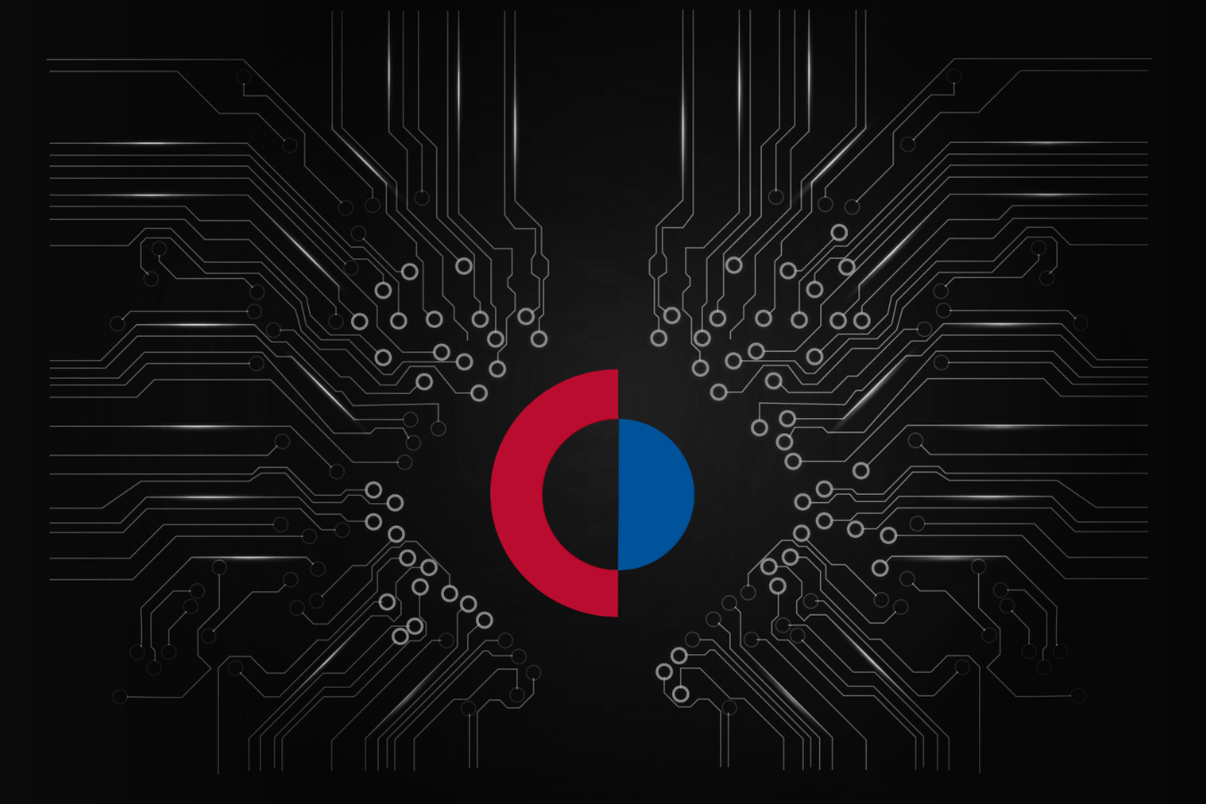 Circad logo on black background