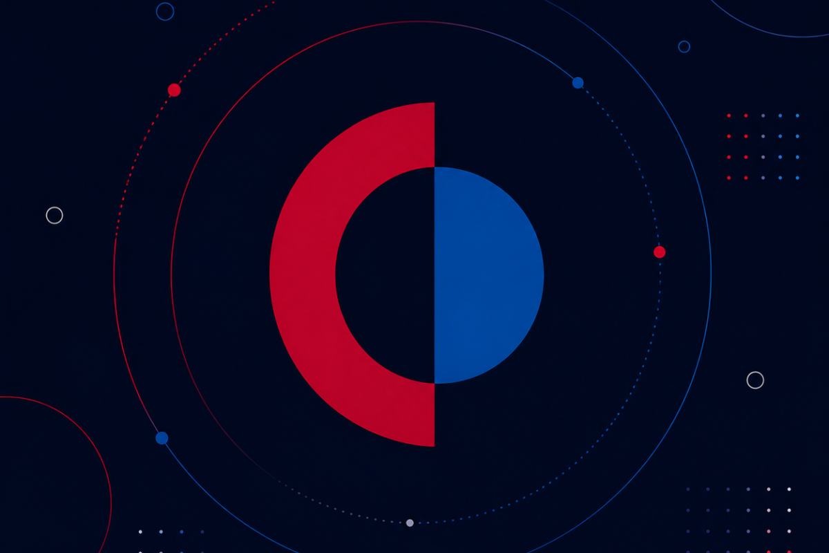Circad logo on black background